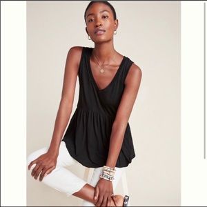 Anthropologie Hayley Peplum tank top